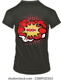 Black Fashionable Designed T shirt
