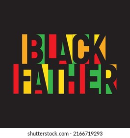 black father African American t-shirt design