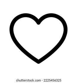 Black favorite button or bookmark icon with white background