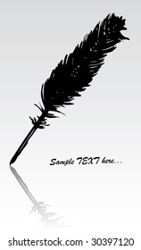 black feather