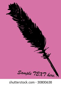 black feather