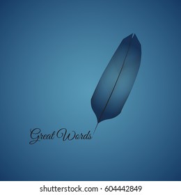 Black feather.