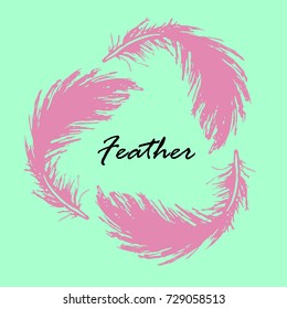 Black feathers