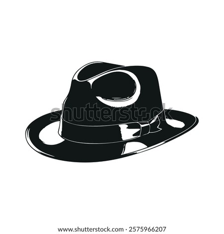 Black Fedora Hat with a Classic Touch