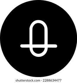 black fill lock reject icon, simple insecure password protection flat design concept vector for app ad web banner button ui ux interface elements isolate on white background