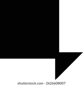 black filled kite icon design