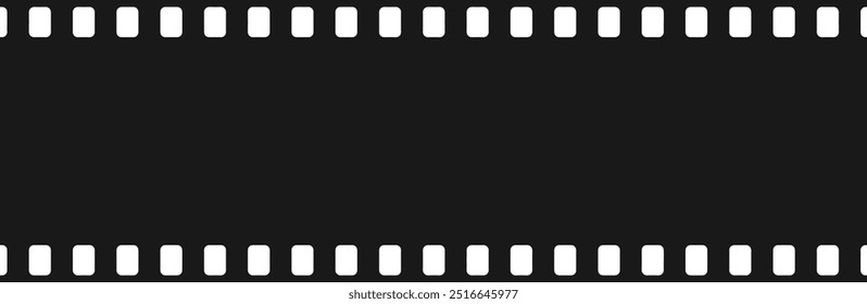 Black Film Strip Vector Illustration