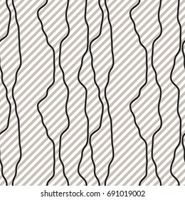 Black fine diagonal rough line pattern black and white. Striped background for wrap paper, textile, apparel or web tiles.
