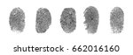black fingerprints, vector