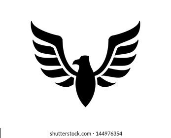 Black Fire Bird Insignia