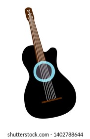 Black Fire Electro Acoustic Guitar 