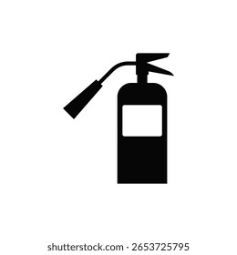 Black Fire Extinguisher Silhouette Symbol