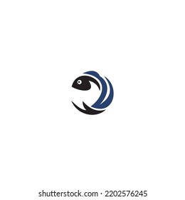 black fish creative design logo