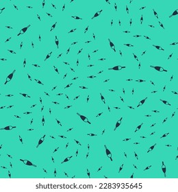 Black Fishing float icon isolated seamless pattern on green background. Fishing tackle.  Vector