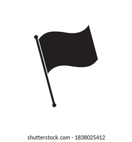 Black Flag Icon design vector