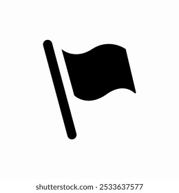 black flag icon sign vector