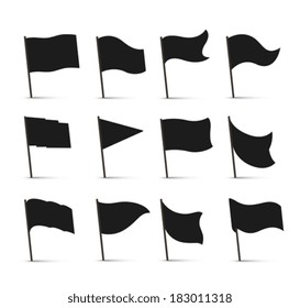 Black Flag Icons