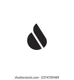 a black flame logo can be used as an oil or energy company logo