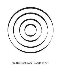 Black flat icon of circle isolated on white background.