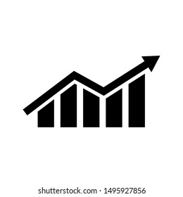 Black flat Trend icon with long shadow on white background. icon vector illustration