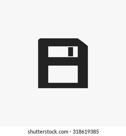 Black Floppy Disk icons set. Vector Illustration eps10. 
