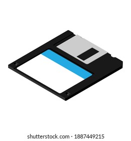 Floppy disk image Royalty Free Stock SVG Vector