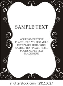 black floral background