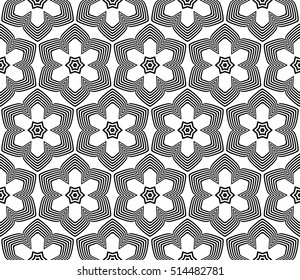 black floral on sacred geometry pattern. vector illustration. for design invitation, wallpaper, fabric