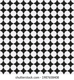 black floral pattern on a white background