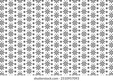 Black Floral Tile pattern Background