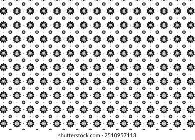 Fondo de patrón de azulejo floral negro