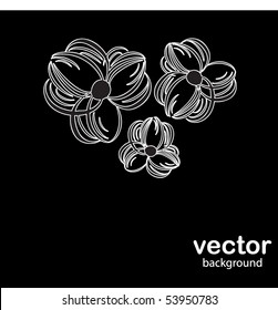 Black flower