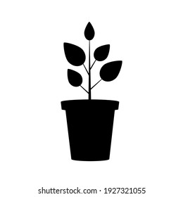 Free Free 199 Silhouette Flower Pot Svg SVG PNG EPS DXF File