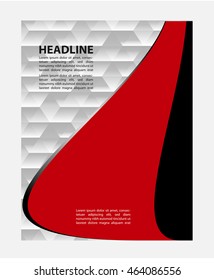 Black Flyer design content background. Design layout template

