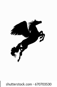 Black Flying Horse