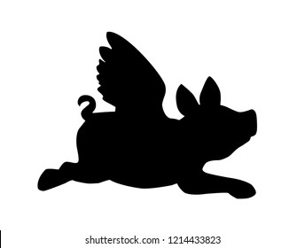 Clipart Flying Pigs