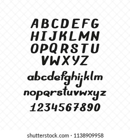 Black font on white background