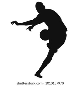 Black footbal player