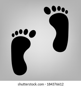 black footprint 