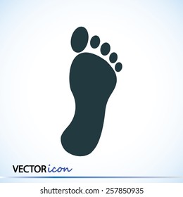 black footprint icon