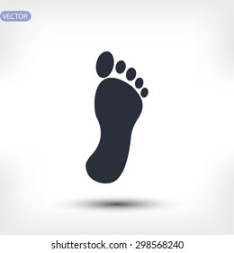 black footprint icon