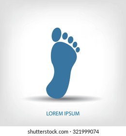 black footprint icon