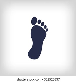 black footprint icon
