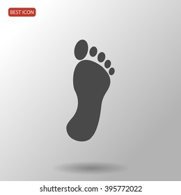 black footprint icon