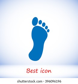 black footprint icon