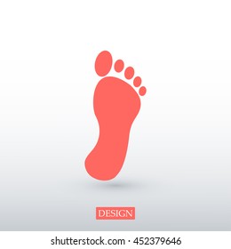 black footprint icon