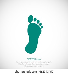 black footprint icon