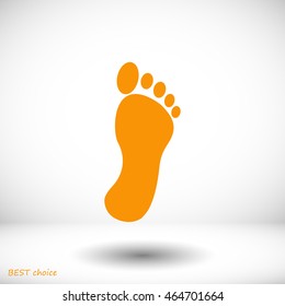 black footprint icon