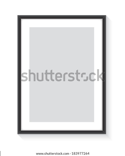 Black Frame Stock Vector (Royalty Free) 183977264