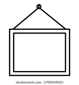 black frame icon isolated on white background